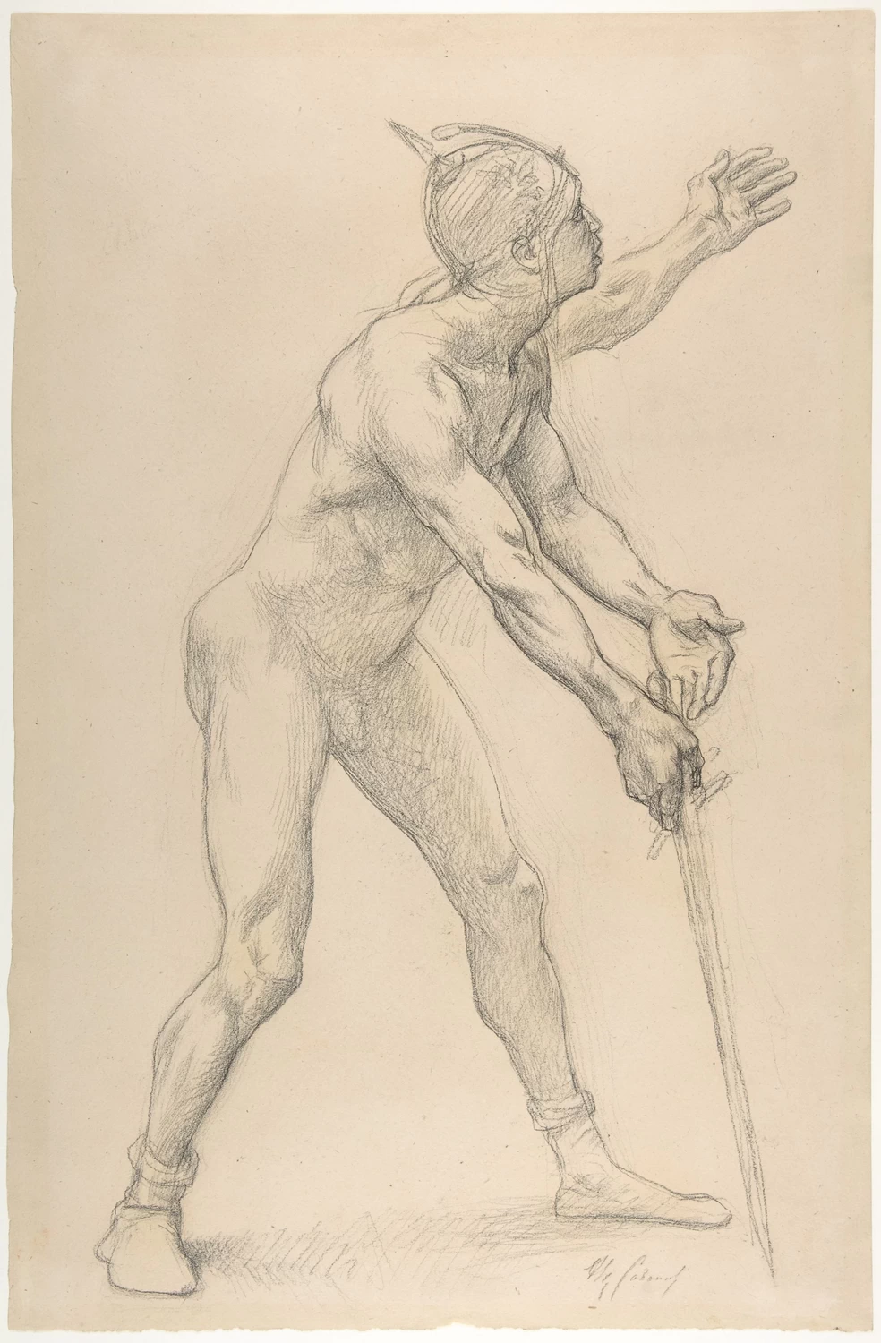 Figura maschile nuda con una spada - Metropolitan Museum of Art, New York 1